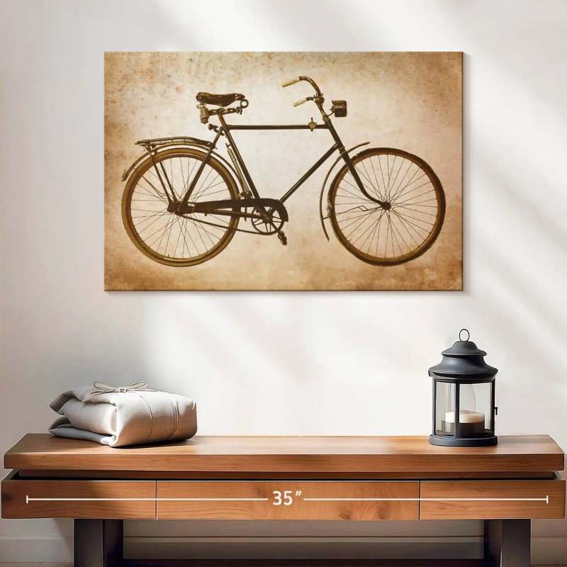 Vélo Meia sépia, H 16 po x l 24 po