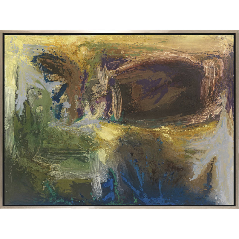 It Happen - Peinture sur toile avec cadre flottant