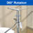 Waterfall Freestanding Bathtub Faucet Set Single Handle Floor Mount Tub Filler With Hand Free Standing Tub Faucet-125712359