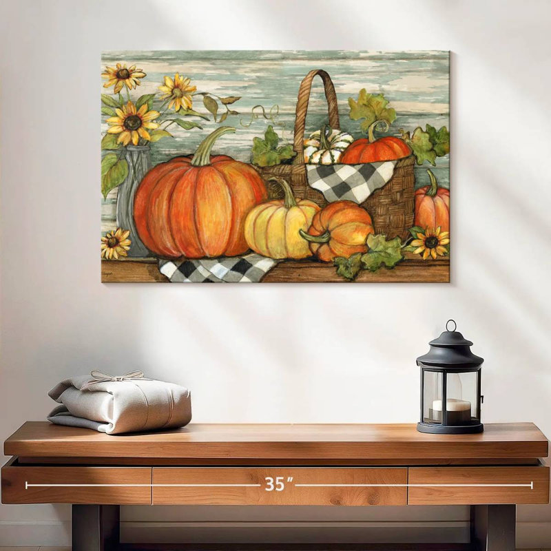 Yarlin Fall Harvest, 16" H x 24" W