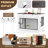 Large Dog Crate Furniture-decorative Heavy Duty Dog Cage Indoor, Wooden Dog Cage End Table With Charging Station, Dog House With 2 Drawers-107086751-108486518