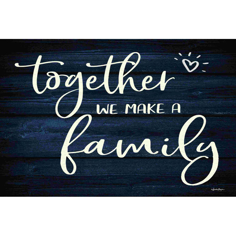 2886456 Ensemble, nous faisons une famille, H 32 po x l 48 po