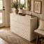 Rundelle 6-Drawer Dresser with 3D Spiral Grain Pattern and Handle-Free Ripple Design-133672515
