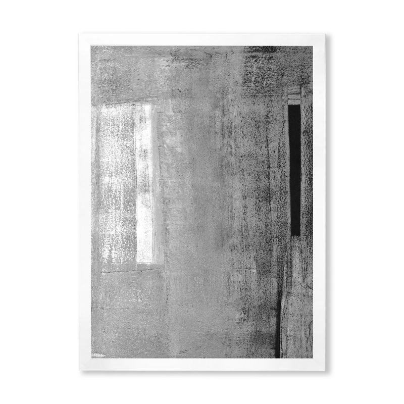 Art moderne gris et bleu II 2FDP47789, H 36 po x l 24 po x P 1 po, Blanc
