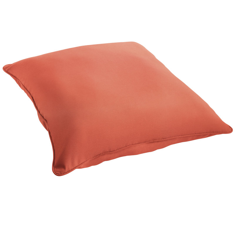 Outdoor Throw Pillow, Peach