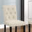 Tan - Curved Back Design, Blend Material, 19" Seat Width Upholstered Stools, Upholstery, 45.83" Package Depth, Height-932378790