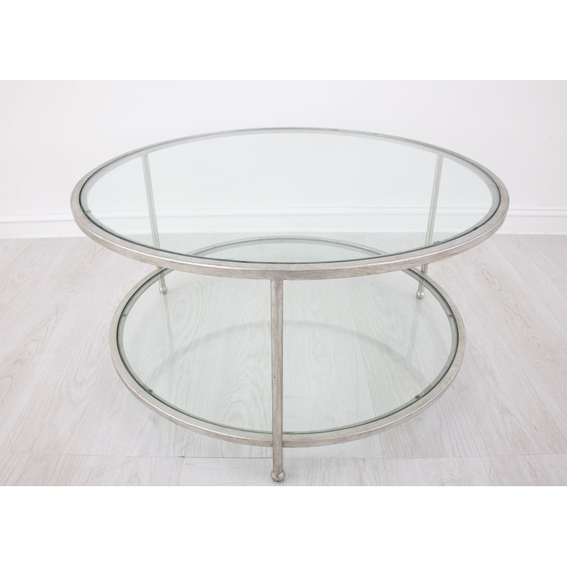 Lilia Coffee Table, Silver