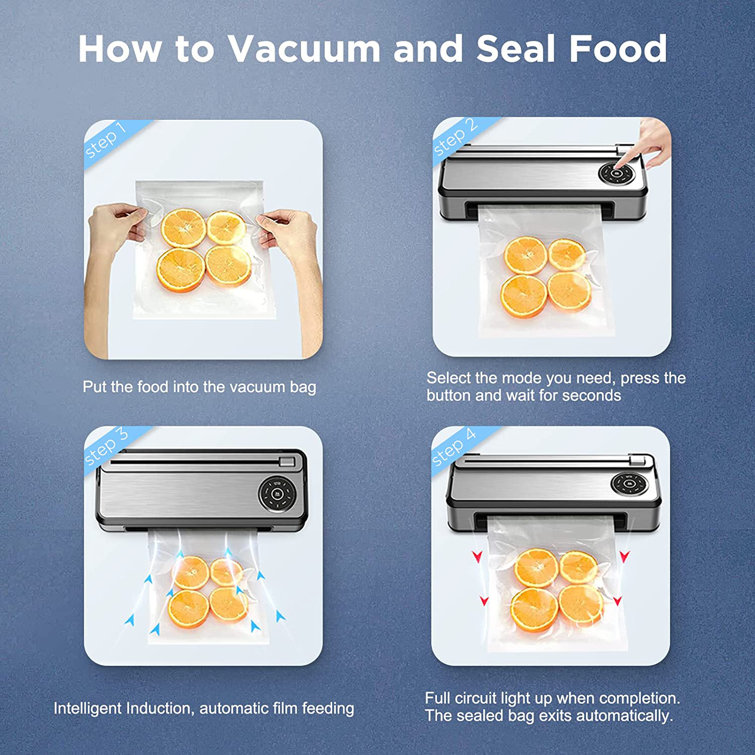 Vacuum sealers, Food Sealer Vacuum Sealer Machine with Bag Cutter