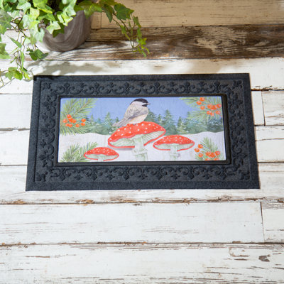 Tapis d'interrupteur Chickadee and Winter Sassafras