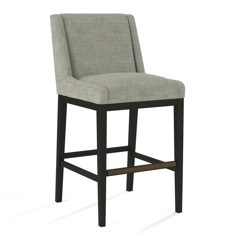 Upholstered Stool, 61703-88, Black