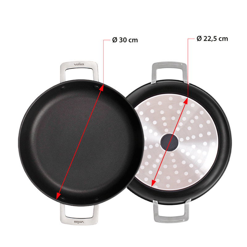 Valira 3L Non-Stick Aluminum Paella Pan