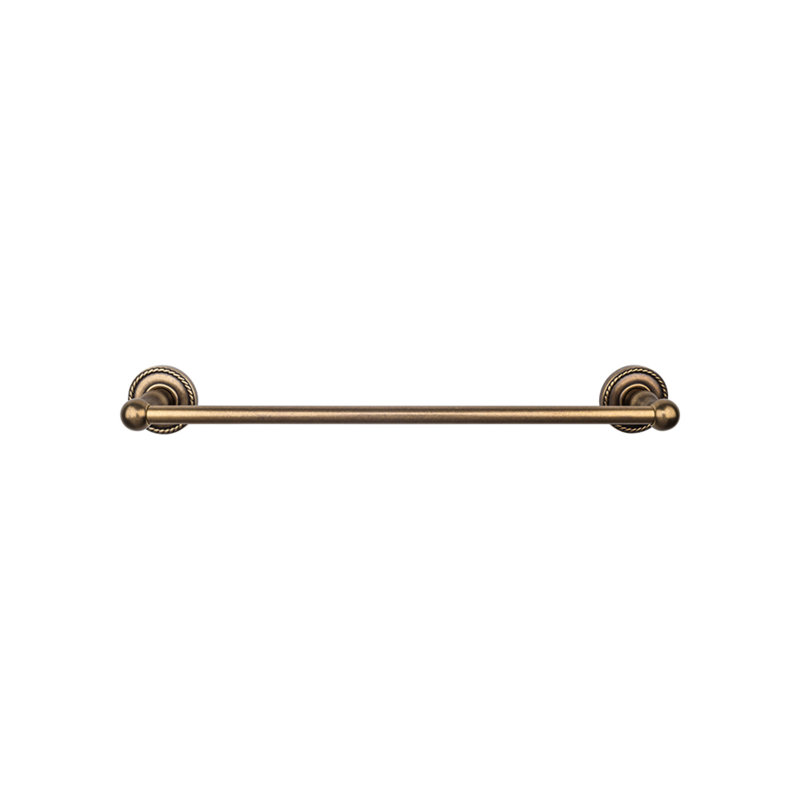 Edwardian Bath Single 32 1/2" Wall Mounted  Towel Bar, German Bronze