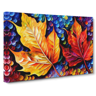 Glimmering Leaf Vol.1 - Wrapped Canvas