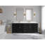 Ensemble de meuble-lavabo double 84 po 84 po-89868652-89868651