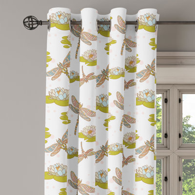 Sateen Blackout Curtains / Drapes Single Panel