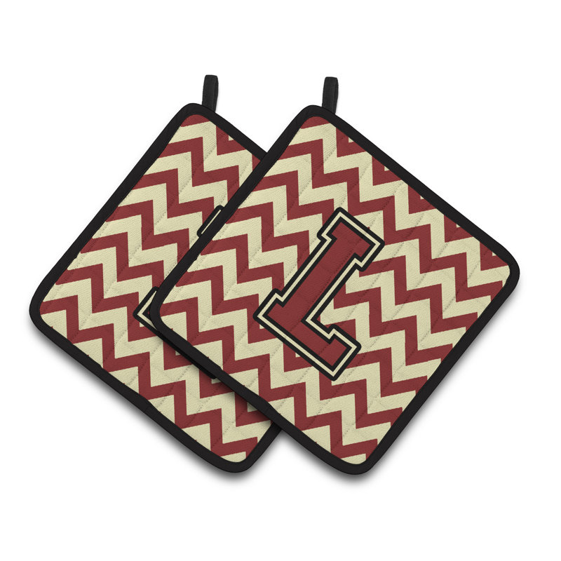 Poignée à chevrons, L, Marron / Or