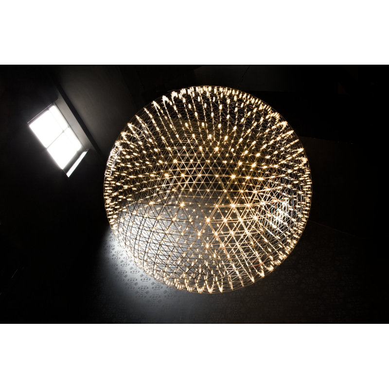 Raimond LED Chandelier,  16.9" H X 16.9" W X 16.9 D, 98.4"