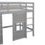 Lit mezzanine simple en bois avec garde-robe de rangement intégré et 2 fenêtres Îleigh-1274208357