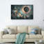 Ensemble de 1 tableau sur toile représentant une éclipse cosmique-129270858-129270860
