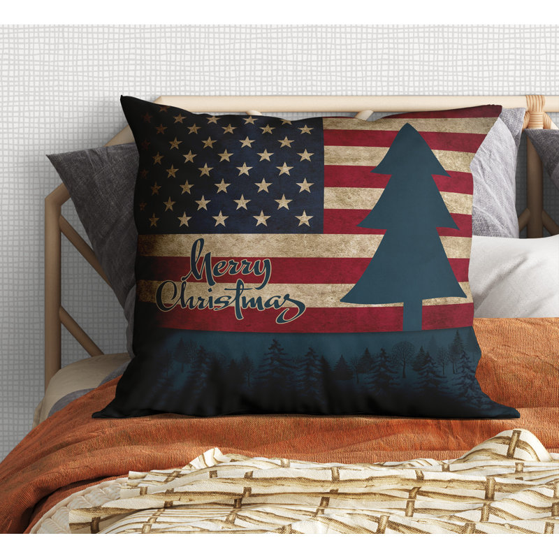 Outdoor Reversible Throw Pillow, 18" x 18"