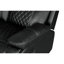 Fauteuil inclinable manuel de cinéma maison avec porte-gobelet, canapé inclinable avec rangement en polyuréthane pour le salon, cinéma maison, noir