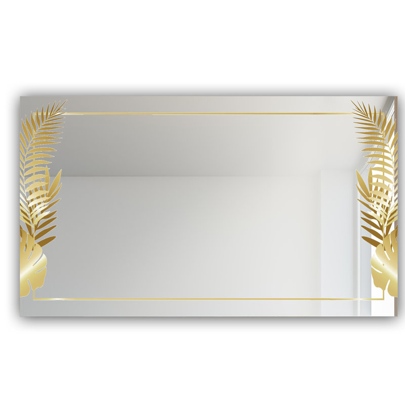 Capital Botanical Bliss Coastal Bathroom/Vanity Mirror, 29.5" H x 39.4" W