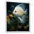 Cadre flottant blanc