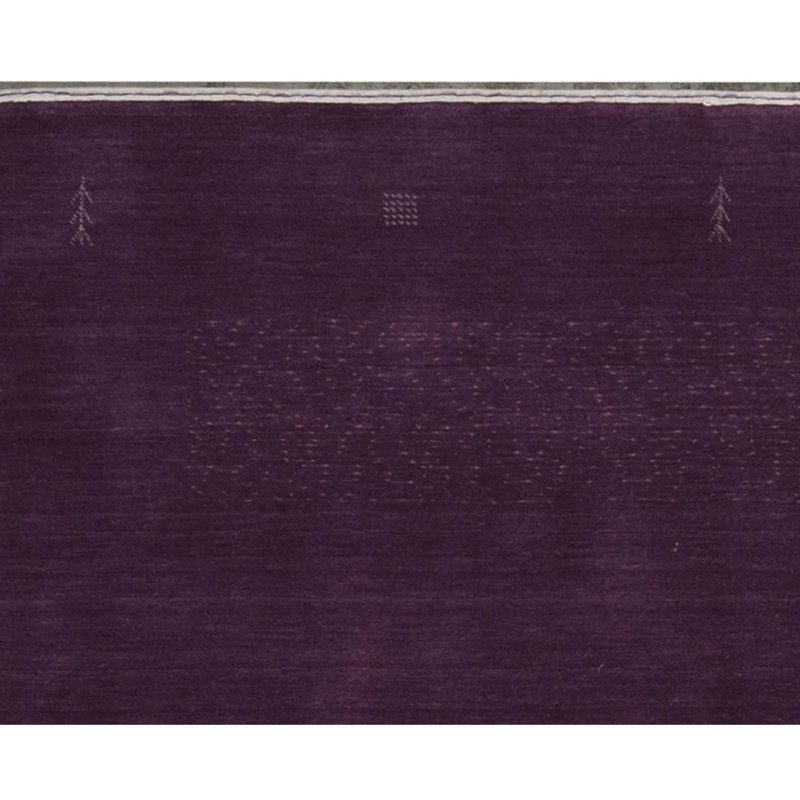 Wool Area Rug in Plum