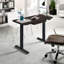 Bureau pour travailler assis-debout électrique 48 po x 24 po avec deux moteurs et tiroir de la série RISE 2 Kaylan-856291438