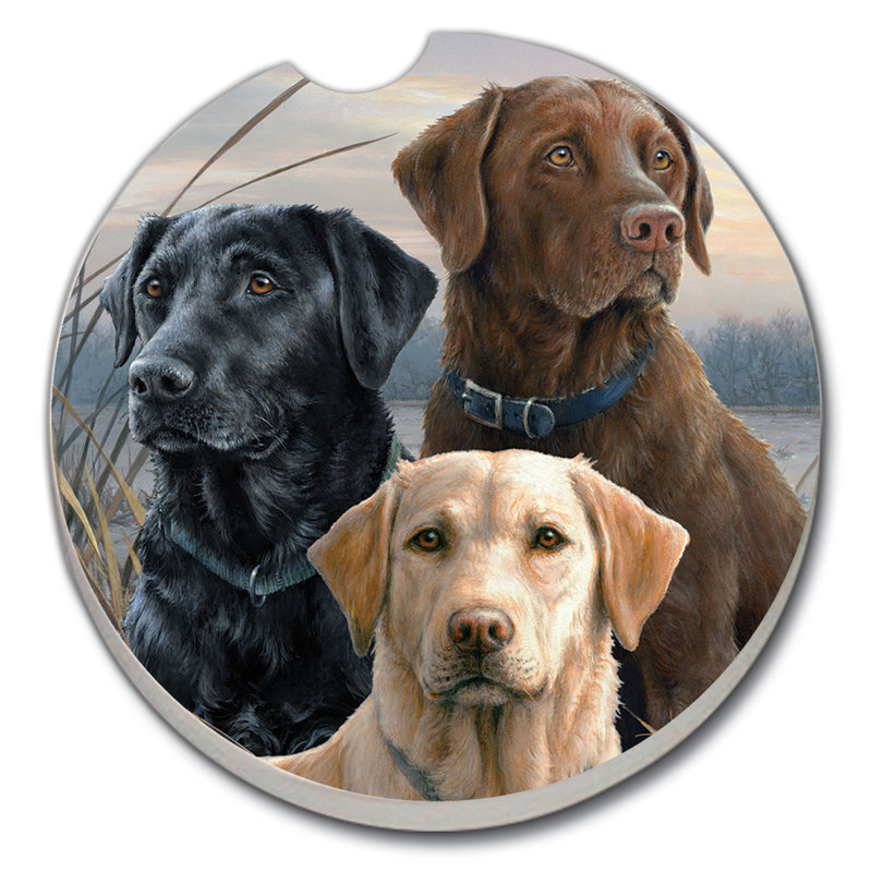 Sous-verre pour chiens de chasse absorbant
