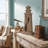 9x3.5x17.5" Lighthouse Decor