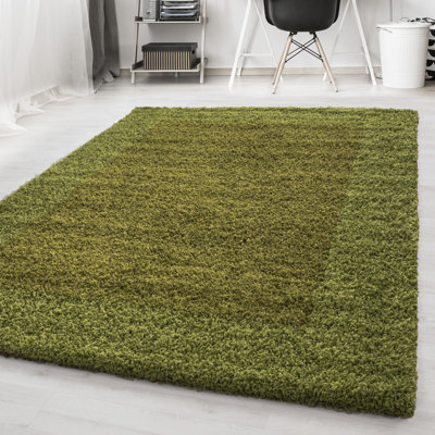 Riam Solid Colour Shag Area Rug