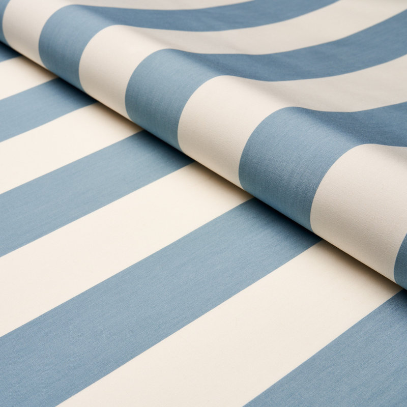James Stripe Fabric, Blue