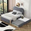 Lit plateforme tapissier avec lit gigogne-449775829-449775830