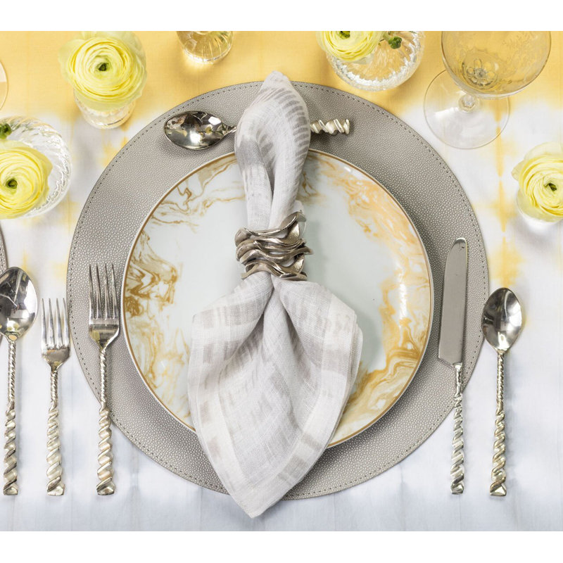 Flux Napkin Ring, Silver