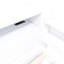 Lit de jour pleine grandeur avec armoires de rangement, armoire à chaussures et ports USB, blanc-1000498641