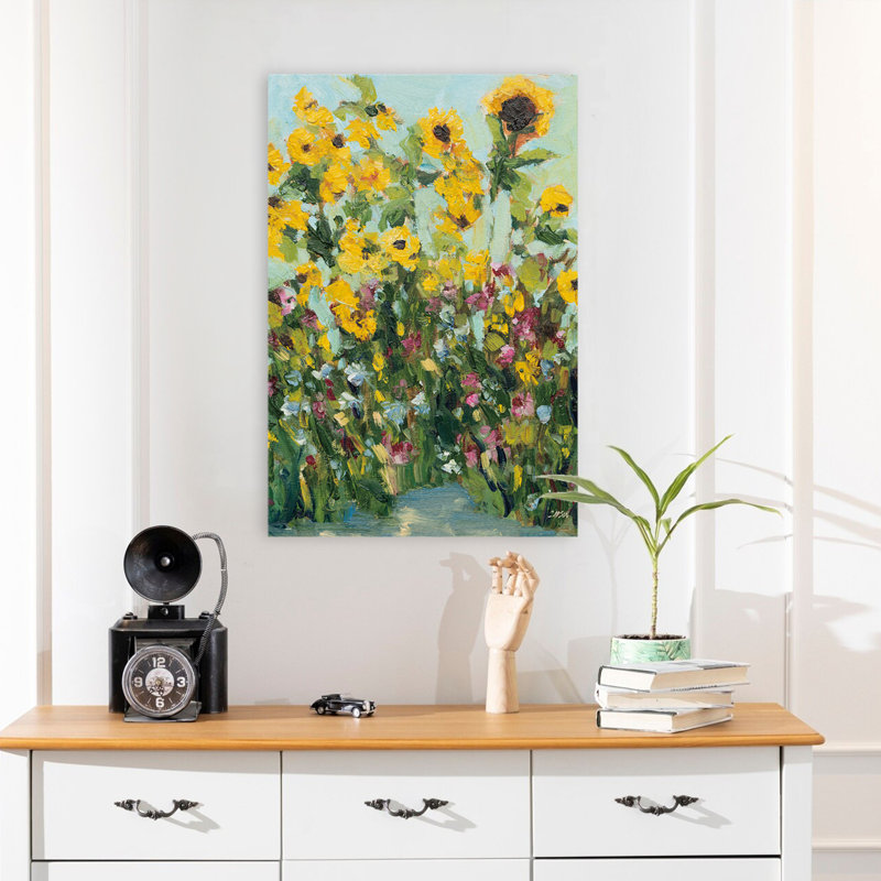 Tournesols champêtres / champêtres et contemporains, H 24 po x l 16 po