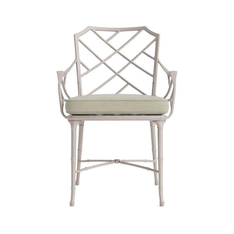 Calcutta Outdoor Dining Chair, Fusion Charcoal, Dove Smooth