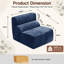 Chaise d'appoint, chaise simple pour salon, bureau et petit appartement-1481045734