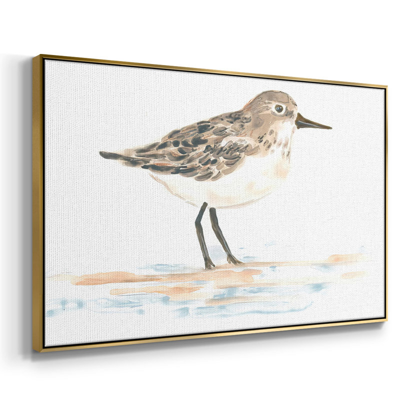 Pretty Piper I, H 27 po x l 41 po x P 2 po, Encadrement doré