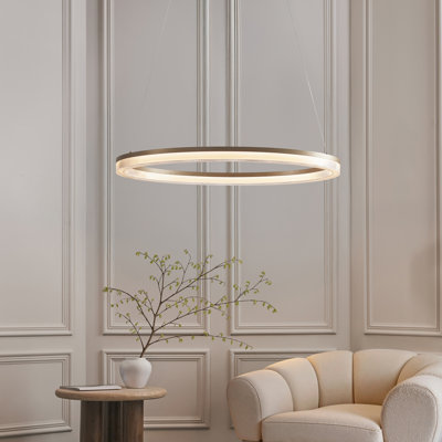 Lansoma LED Hoop Pendant Light