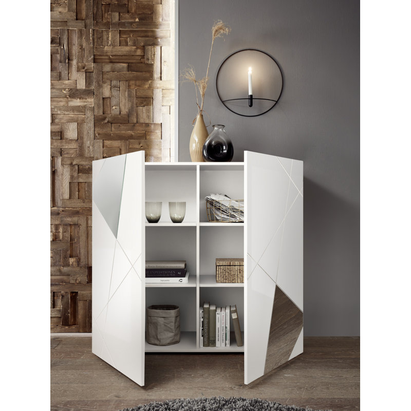 Aveli 307.34cm Sideboard, White