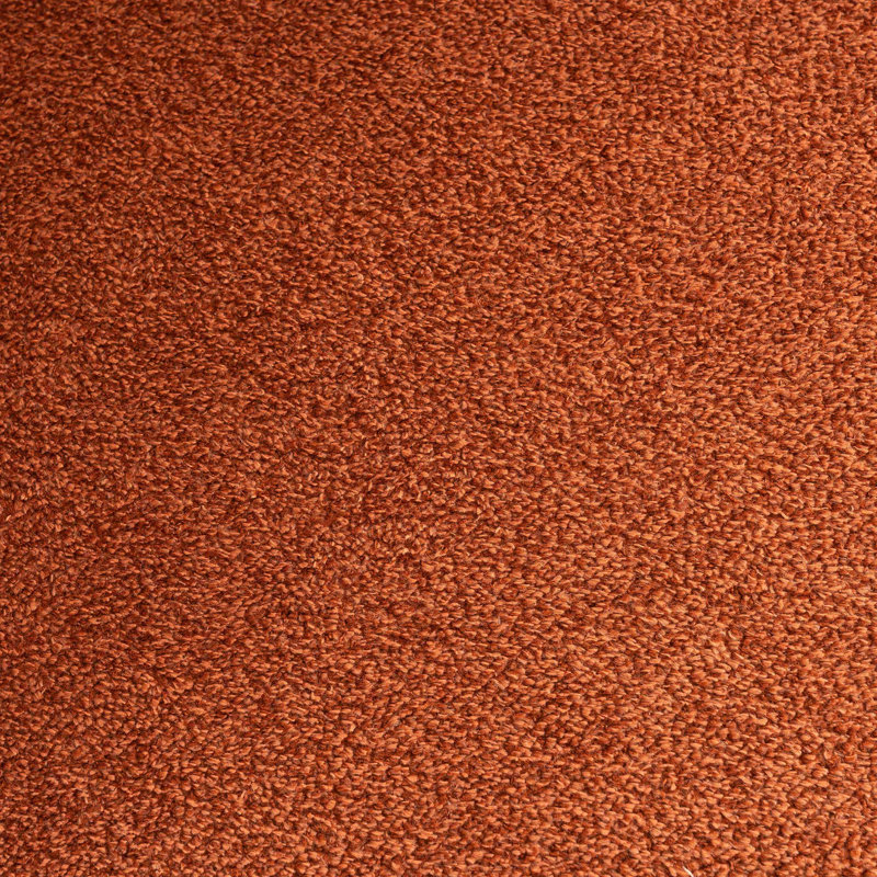 Fauteuil demi-tonneau pivotant Nen Boucle, Orange brûlé