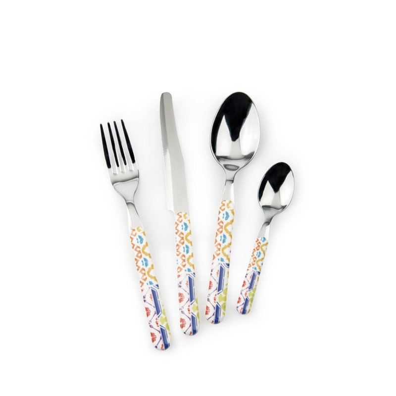 Maioliche 24 Piece Cutlery Set, Service for 6
