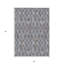 Tapis intérieur / extérieur argenté lavable 3 pi x 5 pi 3 po