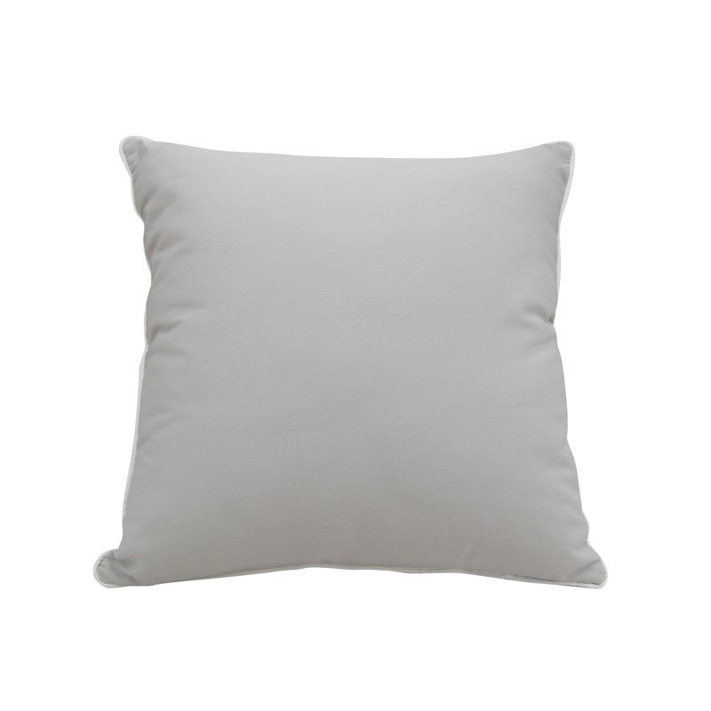 Embroidered Outdoor Throw Pillow