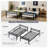 Bunk Bed with Ladder and Guardrail