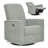 Greenguard Gold Certified Upholstered Swivel Reclining Glider-103110640
