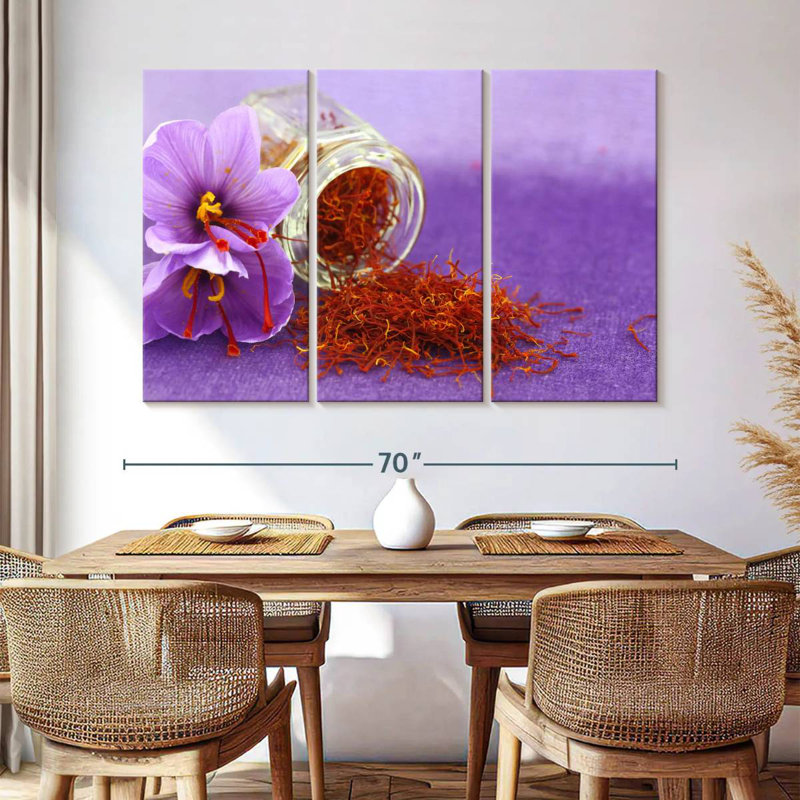 Saffron And Flowers