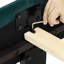 Lit tapissier pour grand lit en velours